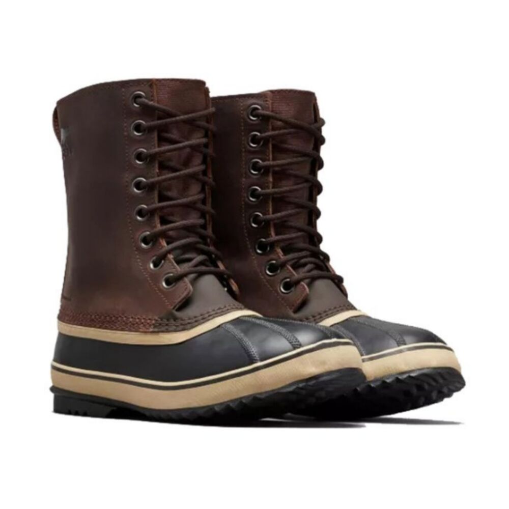 Sorel 1964 LTR Brown Calfskin Leather Snow Boots Alpine Chalet Winter Outdoor 11
